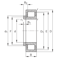 ALS NJ216-E-TVP2 + HJ216E, (j) DIN 5412-1 ˜ʵҪߴ,  L ȦλS, ɷx, ּ