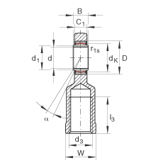 US GIR50-UK-2RS, (j) DIN ISO 12 240-4 (bio)(zhn)(ni)ݼySo(h)ɂ(c)ܷ