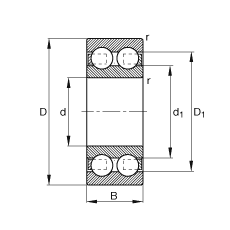 S 4216-B-TVH,  DIN 625-3 ˜ʵҪߴp