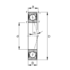 SS B7009-C-2RSD-T-P4S, {(dio)(ji)Ɍb|  = 15ɂ(c)ܷǽ|Ӈ