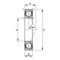 SS B71906-E-2RSD-T-P4S, {(dio)(ji)Ɍ(du)b|  = 25ɂ(c)ܷǽ|ƹ