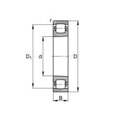 ΝLS 20318-K-MB-C3, (j) DIN 635-1 (bio)(zhn)Ҫߴ, FF 1:12