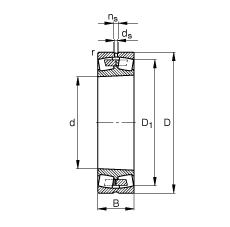 {(dio)ĝLS 22344-K-MB, (j) DIN 635-2 ˜ʵҪߴ, FF 1:12