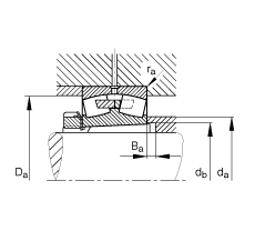 {ĝLS 22248-B-K-MB + H3148X,  DIN 635-2 ˜ʵҪߴ, F׺;o